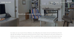 Desktop Screenshot of evansgallery.com